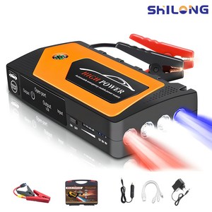 SHILONG 12V 99800mAH 차카파워 차량용 점프스타터, 1개