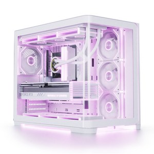 앱코 UD50C 루시드 앰비언트 풀커브드 ARGB BTF PC 케이스