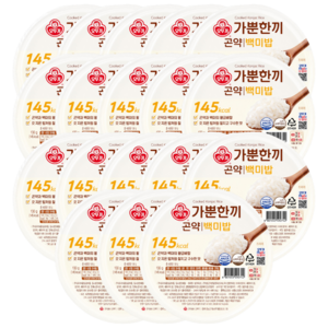 가뿐한끼 곤약백미밥, 130g, 18개