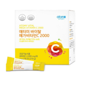 애터미 바이탈 메가비타민C 2000 3gx90포 DK, 270g, 1개