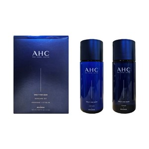 AHC 온리포맨 스킨케어 2종 + 쇼핑백 세트, 1세트