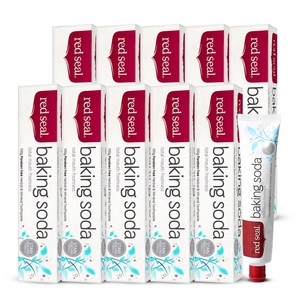 레드씰 베이킹소다 치약 100g x10개 코스트코 뉴질랜드 저자극 기능성 치약 readseal 레드실, 10개