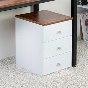 우드미가구 하랑 3단서랍장, 멀바우