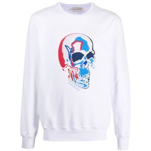 알렉산더맥퀸 스컬 프린트 스웨트셔츠