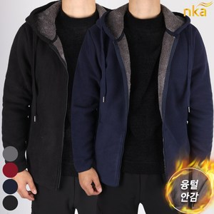 엔케이아울렛 NKD영랜드융털후드집업 남자 남성 겨울 따뜻한 데일리 캐주얼 아웃도어 작업복 등산복 빅사이즈 단체