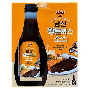 시아스 남산 왕 돈까스 소스 625g, 2개