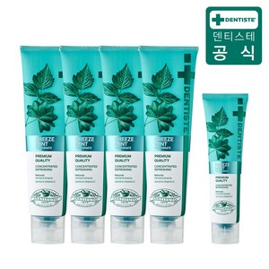 [공식몰] 덴티스테 뉴 브리즈민트 치약, 180g 4개+60g 1개, 780g, 1개