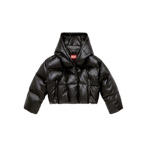 디젤 W-일레이 후드 패딩 재킷, 블랙계열, Italy 42(KR 55-66)