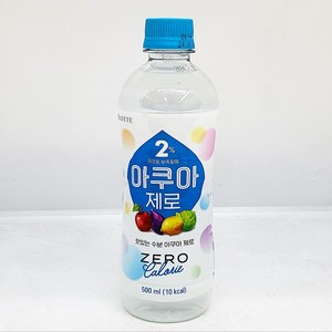 롯데칠성음료 아쿠아 제로 음료, 500ml, 48개