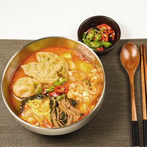 곤드레 밀키트 / 육개장 + 왕교자만두, 600g, 1개