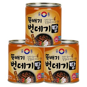 유동 뚝배기 번데기탕 (구수한맛) 280g, 3개