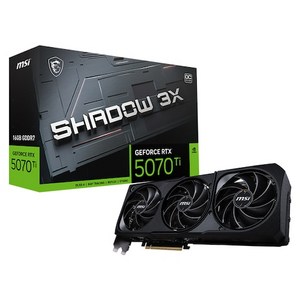 MSI 지포스 RTX 5070 Ti 쉐도우 3X OC D7 16GB