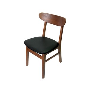 버터플라이 원목 식탁의자 고무나무 카페 인테리어, 1개