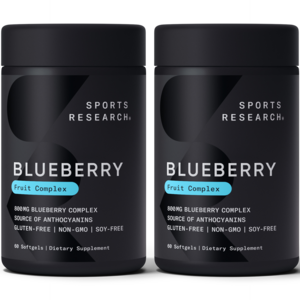 스포츠리서치 블루베리 컨센트레이트 800mg 소프트젤, 60정, 2개