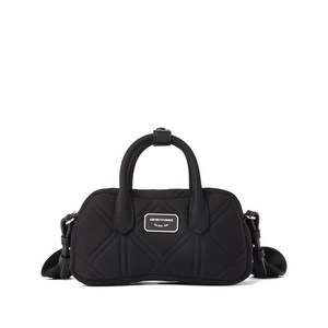 엠포리오아르마니 로고 장식 퀼팅 토트 백