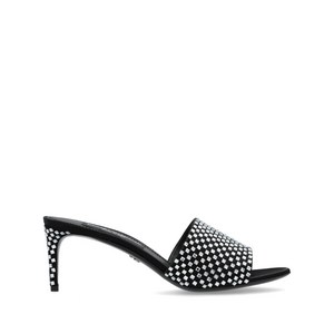 돌체앤가바나 새틴 뮬 65mm, Europe 39(KR 260), 블랙계열+실버계열