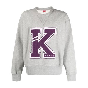 겐조 로고 패치 디테일 스웨트셔츠, 그레이계열, Standard S(KR 95)