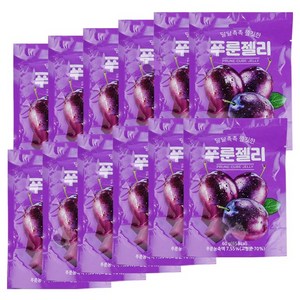 푸룬 큐브 젤리, 60g, 12개