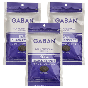 가반 포 프로페셔널 블랙 페퍼 홀 백, 100g, 3개
