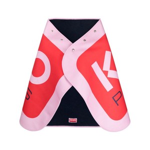 겐조 로고 프린트 디테일 케이프 스카프