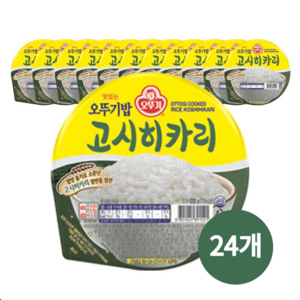 오뚜기 오뚜기밥 고시히카리, 210g, 24개