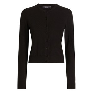 돌체앤가바나 버튼 프런트 가디건, 블랙계열, Italy 44(KR 66)