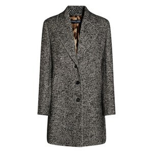 돌체앤가바나 헤링본 트위드 코트