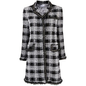 톰 브라운 체스터필드 트위드 미디 드레스, 블랙계열+화이트계열, Italy 40(KR 55)