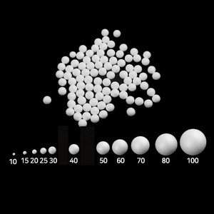 (재미스쿨) 우드락볼 1종 스치로폼공 스치공 스치로폼볼 우드락공 백구, 50  mm