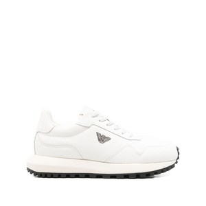 엠포리오아르마니 로고 장식 스니커즈, UK 7(KR 260), 화이트계열