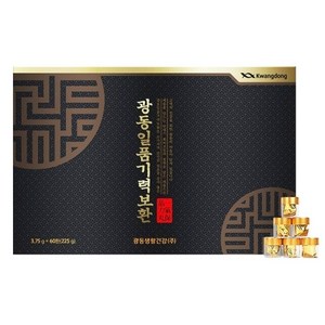 3.75g 광동일품기력보환 60환 광동생활건강 x -, 60개