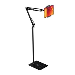 모센모 150cm 1단/2단 높이조절 스마트 패드&스마트폰 스탠드형 더블 스프링 자바라 거치대