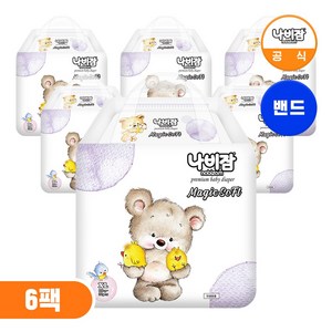 나비잠 매직소프트 밴드형 기저귀 아동공용 특대형 (12kg~), 192매, 특대형(XL)