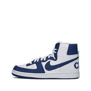 나이키 X 꼼 데 가르송 옴므 플러스 터미네이터 하이 SP "네이비" 스니커즈, US men 11(KR 290), 화이트계열+블루계열