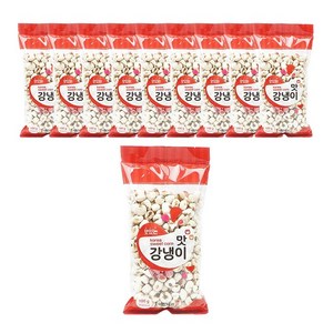 바삭바삭 맛있는 맛 강냉이 개별포장, 10개, 100g