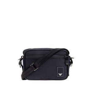 엠포리오아르마니 로고 패치 메신저 백