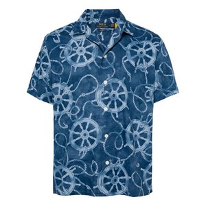 폴로랄프로렌 폴로 포니 모티프 그래픽 프린트 셔츠