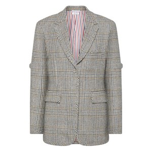 톰 브라운 헌팅 트위드 암밴드 블레이저, 블랙계열+화이트계열, Italy 40(KR 55)