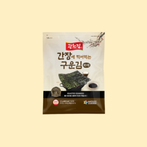 광천김 간장에 찍어먹는 구운 파래김, 120g, 1개