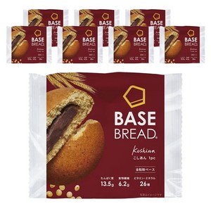 베이스푸드 베이스 브레드 팥소 앙금 407g, 8개