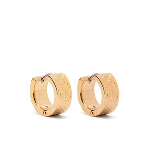 토리 버치 T 모노그램 스몰 후프 이어링