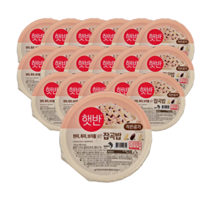 햇반 잡곡밥, 130g, 18개