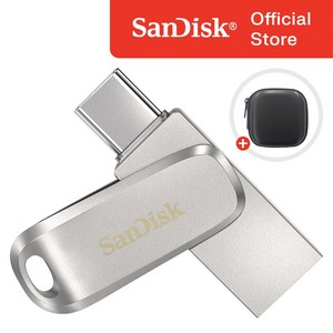 샌디스크 울트라 듀얼 럭스 C타입 USB 3.1 SDDDC4 / USB 케이스 증정, 256GB, 1개