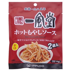 잇푸도 매운 콩나물 소스 파우치, 90g, 1개