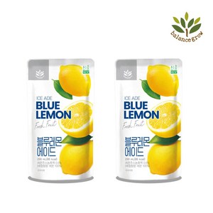 발란스그로우 블루레몬에이드 230ml(10개) 편의점용 아이스 파우치 음료, 230ml, 10개