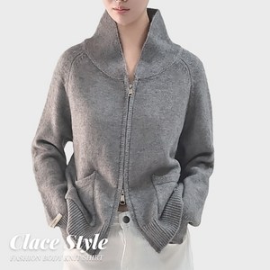 클레이스 울혼방 이태리 디자인 고급진 타나 세미크롭 니트 스웨터