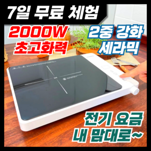 2024 초고화력 고강도 세라믹 1구인덕션 초절전, 일반형, LSIDT-2908