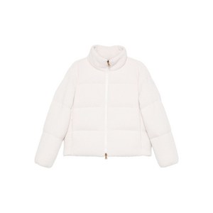 몽클레르 집업 패딩 재킷, 화이트계열, Numeric 4(KR 88)