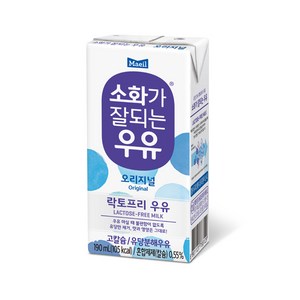 소화가잘되는우유 오리지널, 190ml, 48개