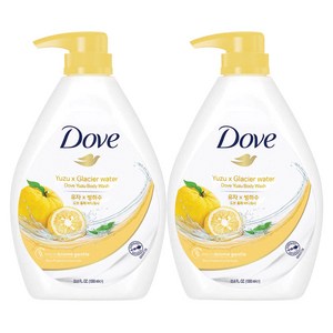 도브 바디워시 프레쉬 유자, 1kg, 2개